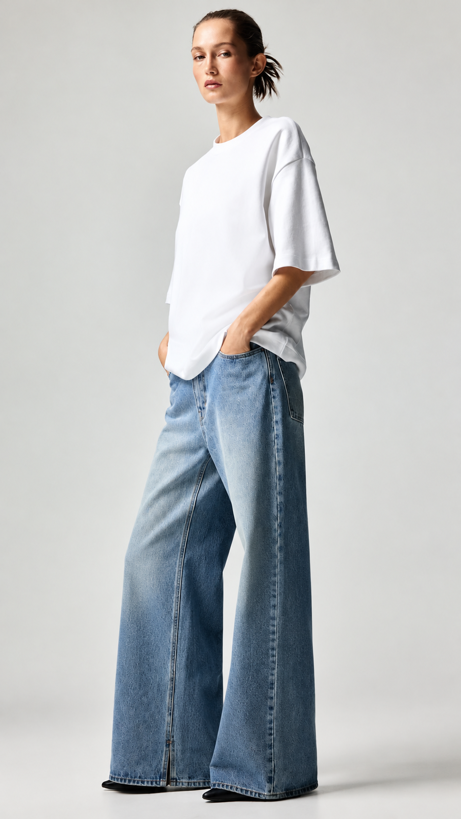 T-SHIRT OVERSIZE BLANCA