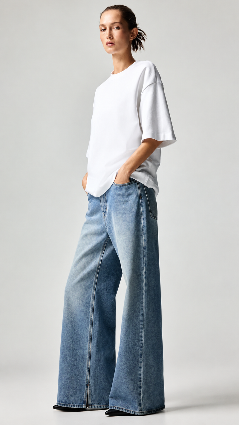 T-SHIRT OVERSIZE BLANCA