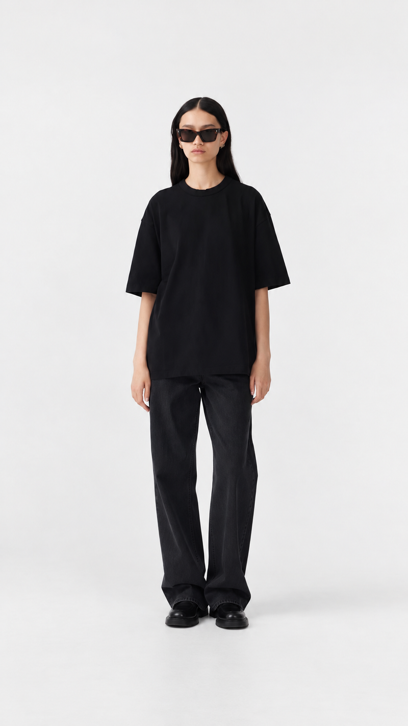 T-SHIRT OVERSIZE NEGRA